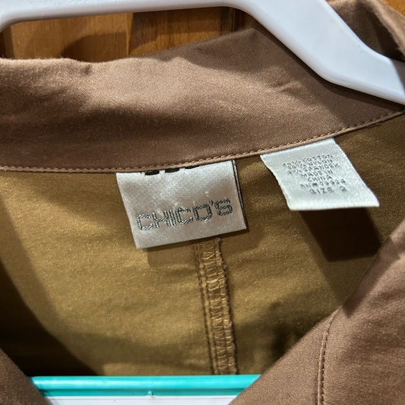 Chico's Tan Military Field Jacket ( Used But in Great Condition ) 🧥 - Picture 4 of 4